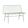 Conjunto de Mesa con 3 Sillones Home ESPRIT Menta Metal 115 x 53 x 83 cm
