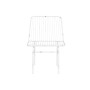 Conjunto de Mesa con 3 Sillones Home ESPRIT Blanco Metal 115 x 53 x 83 cm
