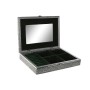 Caja-Joyero Home ESPRIT Verde Plateado Madera Aluminio 27,5 x 20 x 5,4 cm