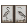 Cuadro Home ESPRIT Pájaro Oriental 70 x 4 x 100 cm (2 Unidades)