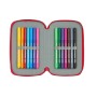 Pochette crayons Double Safta animaux (28 pcs)