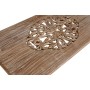 Conjunto de Mesa con 3 Sillones Home ESPRIT Beige Natural Teca 133 x 60 x 70 cm