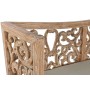 Conjunto de Mesa con 3 Sillones Home ESPRIT Beige Natural Teca 133 x 60 x 70 cm