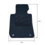 Set de Alfombrillas para Coche OCC Motorsport OCCBW0026BL Azul 5 Piezas