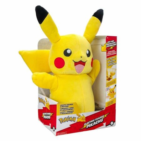 Jouet Peluche Pokémon Electric Charge Pikachu 32 cm Électronique Textile