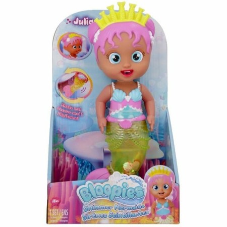 Muñeco Bebé IMC Toys Bloopies Shimmer Mermaids Julia