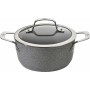 Casserole avec Couvercle Ballarini 75002-829-0 Gris Acier Ø 24 cm 4,7 L