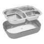 Boîte à lunch N'oveen LB540 Gris foncé Acier inoxydable 1 L 24 x 11 x 18,5 cm