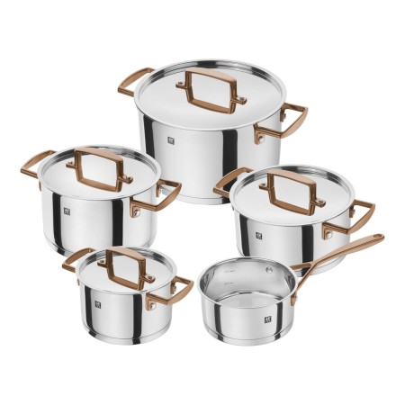 Batterie de Cuisine Zwilling Bellasera Doré Acier 5 Pièces Ø 20 cm Ø 16 cm 1,5 L 3 L (5 Unités)