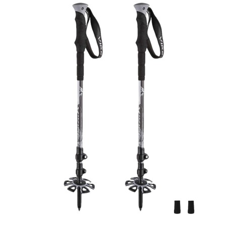 Bâton Trekking Viking VARIO TOUR Bleu Noir (2 Unités)