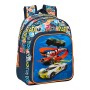 Cartable Hot Wheels Challenge Multicouleur Blue marine (27 x 33 x 10 cm)