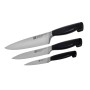 Set de Cuchillos Zwilling 35048-000-0 Negro Acero (3 Unidades) Plástico