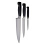 Set de Cuchillos Zwilling 35048-000-0 Negro Acero (3 Unidades) Plástico