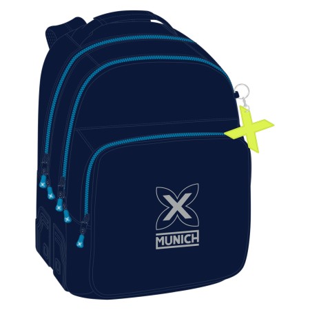 Cartable Munich Nautic Blue marine 32 x 42 x 15 cm