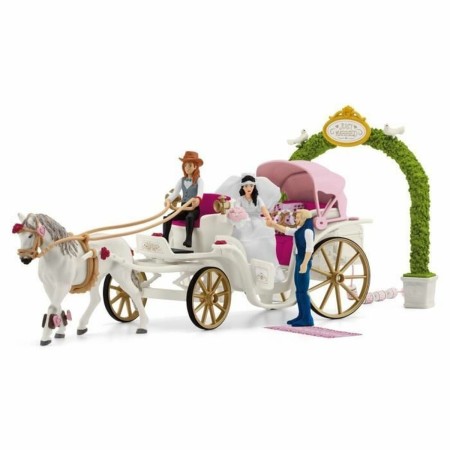 Figura Articulada Schleich La calèche des mariés