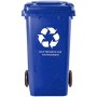 Seau de conteneur Q-Connect KF04240 Bleu Plastique 100 L