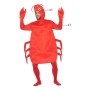 Déguisement pour Adultes Rouge Crabe animaux (2 Pièces)