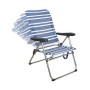 Chaise de Plage Color Baby 61 x 63 x 93 cm Blanc Blue marine