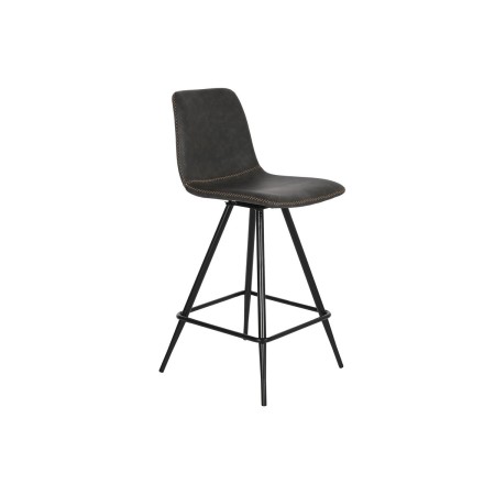 Tabouret DKD Home Decor Noir Gris foncé Métal 41 x 50 x 93 cm
