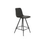 Tabouret DKD Home Decor Noir Gris foncé Métal 41 x 50 x 93 cm