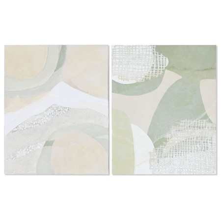 Cadre Home ESPRIT Abstrait Moderne 80 x 3,8 x 100 cm (2 Unités)