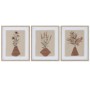 Cadre Home ESPRIT Vase Scandinave 42,5 x 3 x 52,5 cm (3 Unités)