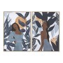 Cadre Home ESPRIT Tropical 63 x 4,5 x 93 cm (2 Unités)