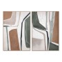 Cuadro Home ESPRIT Abstracto Urbano 83 x 4,5 x 123 cm (2 Unidades)