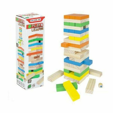 Juego de Construcción con Bloques Woomax 57 Piezas (26 cm) (58 pcs)