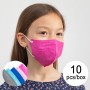 Masque Respiratoire de Protection FFP2 NR JBK-03 Enfant Multicouleur (Pack de 10)