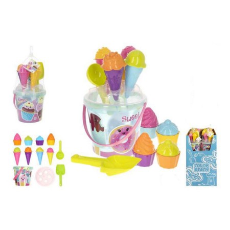Set de Juguetes de Playa Colorbaby 18 x 16,5 x 18 cm (20 pcs)