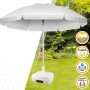 Base para Sombrilla Aktive Blanco Poliresina