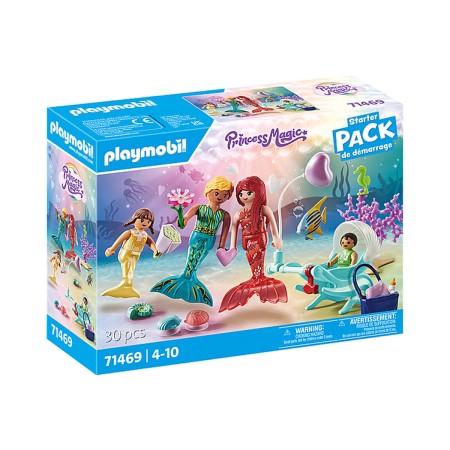 Ensemble de jouets Playmobil Princess Magic Sirène 30 Pièces