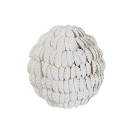 Bola Decorativa Home ESPRIT Blanco 9 x 9 x 9 cm