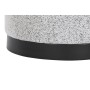 Repose-pied DKD Home Decor Noir Gris Polyester Bois MDF 40 x 40 x 45 cm
