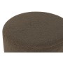Reposapiés DKD Home Decor Marrón Negro Poliéster Madera MDF 41 x 41 x 46 cm