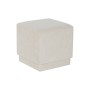 Repose-pied DKD Home Decor Beige Polyester Bois MDF 40 x 40 x 40 cm