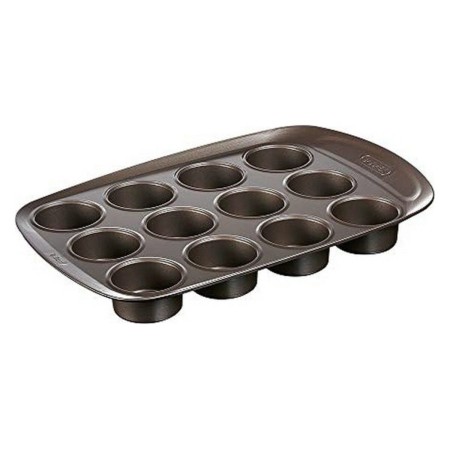 Moules à Muffins Pyrex Asimetria Acier inoxydable (12 Rations)