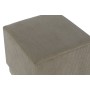 Repose-pied DKD Home Decor Marron Polyester Bois MDF 40 x 40 x 40 cm