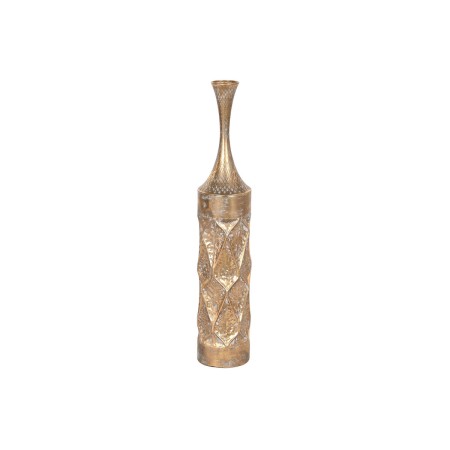 Vase Home ESPRIT Doré Métal 15 x 15 x 77 cm