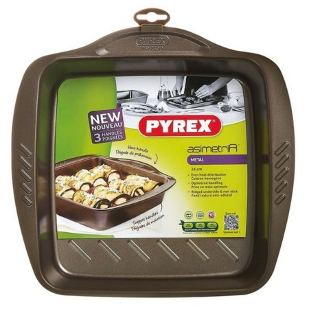 Plat de Four Pyrex Asimetria Métal (24 x 24 cm)