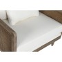Sillón Home ESPRIT Blanco Natural 93 x 86 x 88 cm