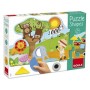 Puzzle Infantil de Madera Goula Goula Safari Madera (19 pcs)