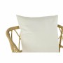 Silla de Jardín DKD Home Decor Marrón Metal ratán sintético Blanco (76 x 74 x 77 cm)