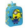 Mochila Infantil Minions Minionstatic Azul 22 x 10 x 27 cm