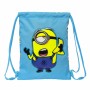 Bolsa Mochila con Cuerdas Minions Azul 35 x 1 x 40 cm