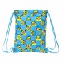 Sac à dos serré par des ficelles Minions Bleu 35 x 1 x 40 cm