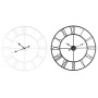 Horloge Murale Home ESPRIT Blanc Noir Métal 80 x 3 x 80 cm (2 Unités)