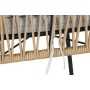 Silla de Jardín Home ESPRIT Beige Acero 66 x 66 x 73 cm