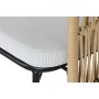 Silla de Jardín Home ESPRIT Beige Acero 66 x 66 x 73 cm